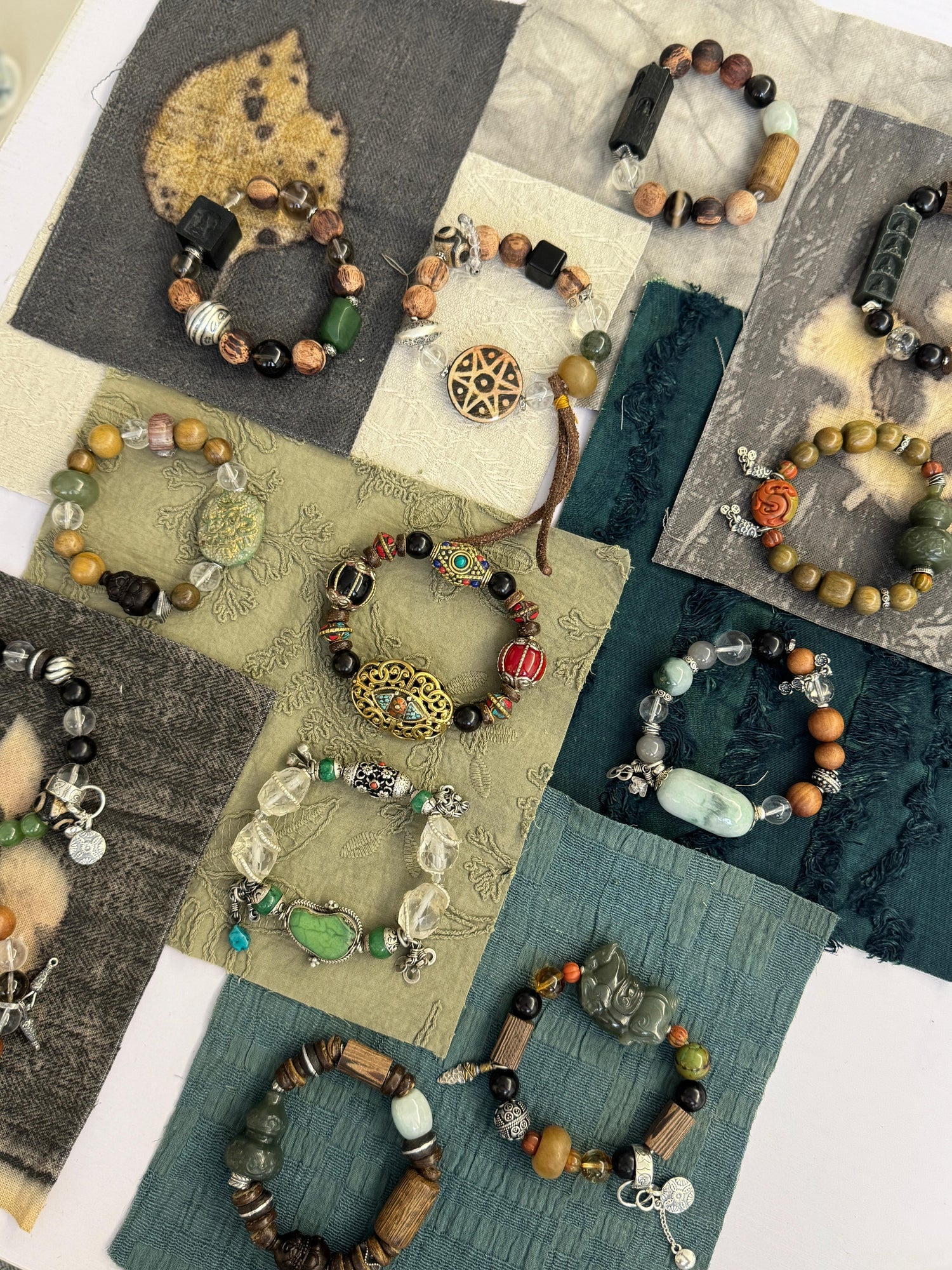 Jade, Aged Bead & Wood Bracelets 文玩及古珠手串系列